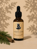 Unscented beard oil bottle for sensitive skin and fragrance free beard care